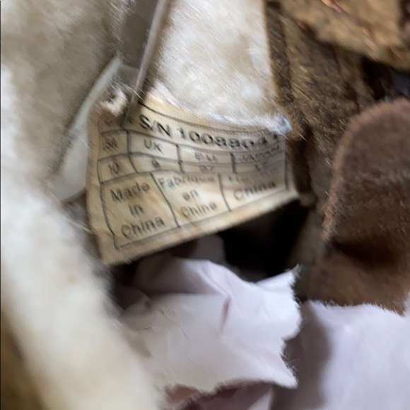 UGG Brown Rye Short Zip Up Boots - Picture 8 of 9